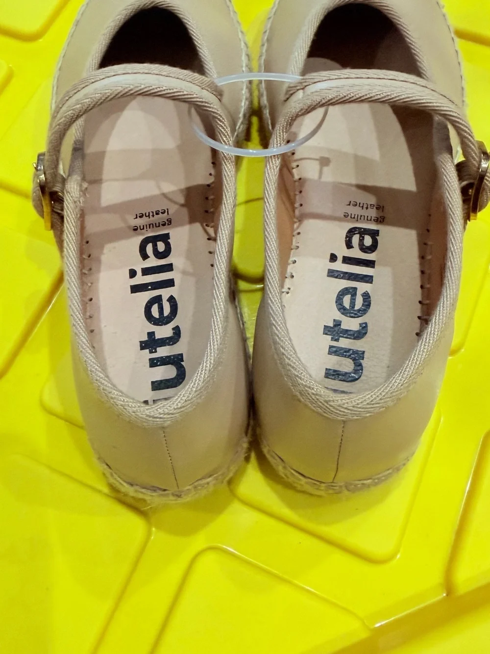 Jutelia  Espadrilles Nude  - Genuine Leather